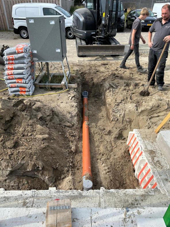 grondwerk en rioolwerk tbv nieuwbouw rijnsburg